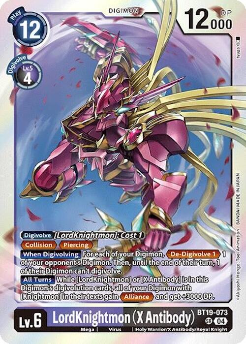 LordKnightmon (X Antibody) [BT19-073] [Release Special Booster 2.0] | The Time Vault CA