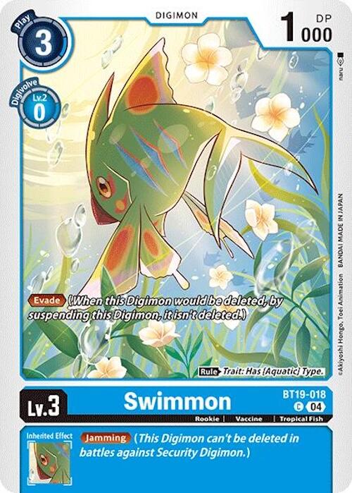 Swimmon [BT19-018] [Release Special Booster 2.0] | The Time Vault CA