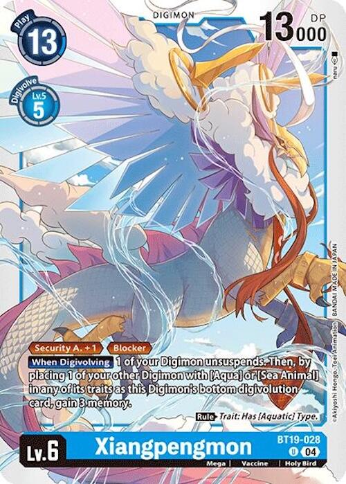 Xiangpengmon [BT19-028] [Release Special Booster 2.0] | The Time Vault CA