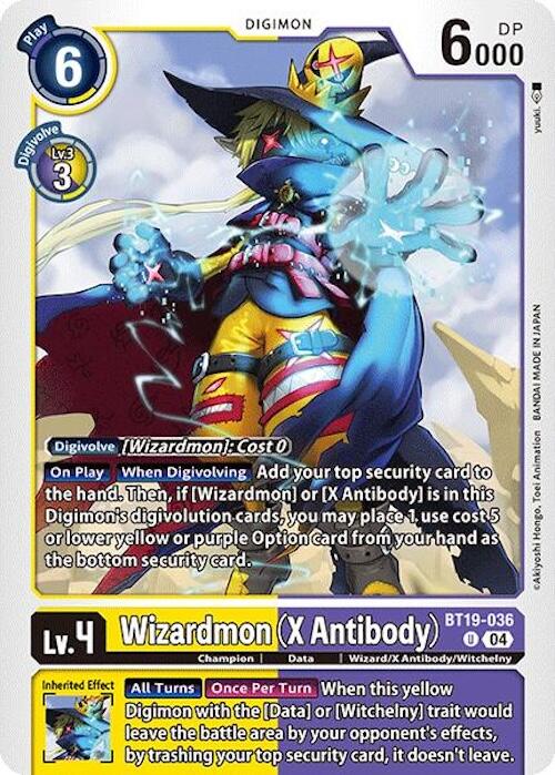 Wizardmon [BT19-036] (X Antibody) [Release Special Booster 2.0] | The Time Vault CA