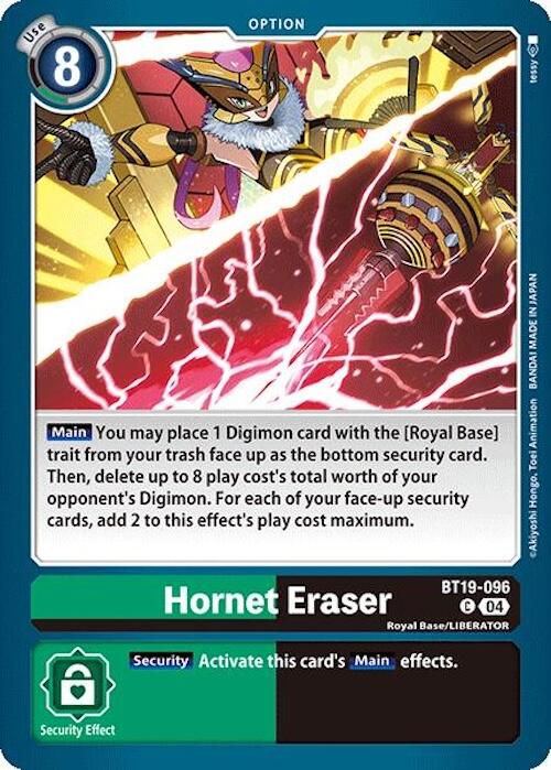 Hornet Eraser [BT19-096] [Release Special Booster 2.0] | The Time Vault CA