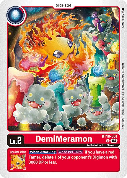 DemiMeramon [BT18-001] [Release Special Booster 2.0] | The Time Vault CA