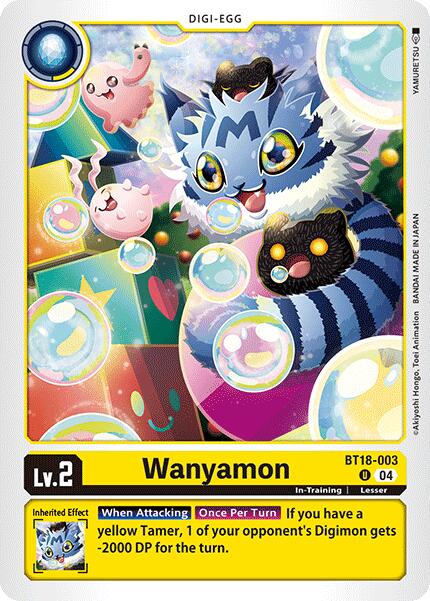 Wanyamon [BT18-003] [Release Special Booster 2.0] | The Time Vault CA