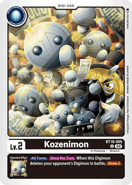 Kozenimon [BT18-005] [Release Special Booster 2.0] | The Time Vault CA