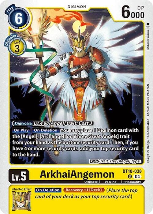 ArkhaiAngemon [BT18-038] [Release Special Booster 2.0] | The Time Vault CA