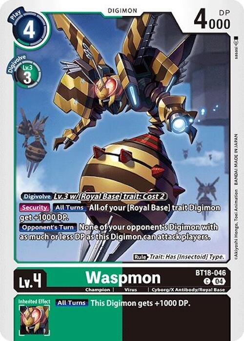 Waspmon [BT18-046] [Release Special Booster 2.0] | The Time Vault CA