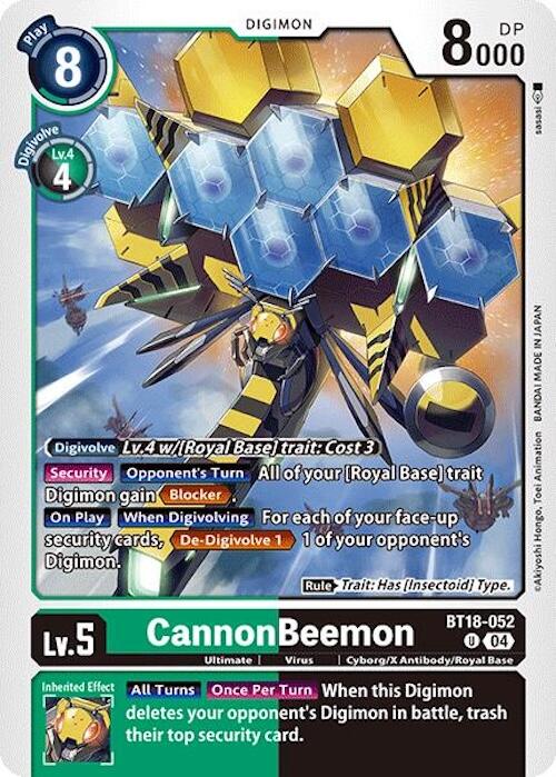 CannonBeemon [BT18-052] [Release Special Booster 2.0] | The Time Vault CA