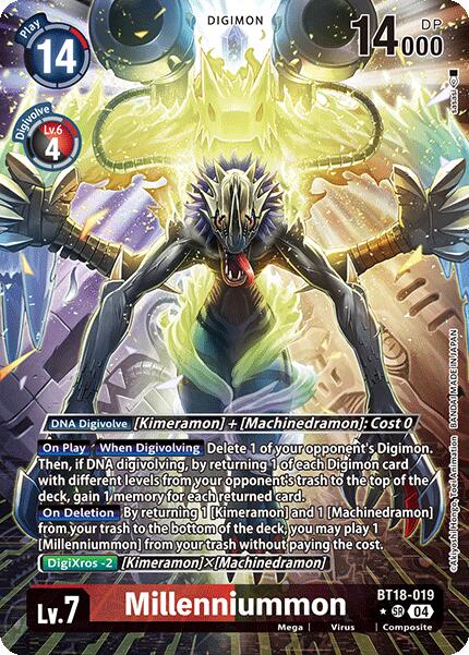 Millenniummon [BT18-019] (Alternate Art) [Release Special Booster 2.0] | The Time Vault CA