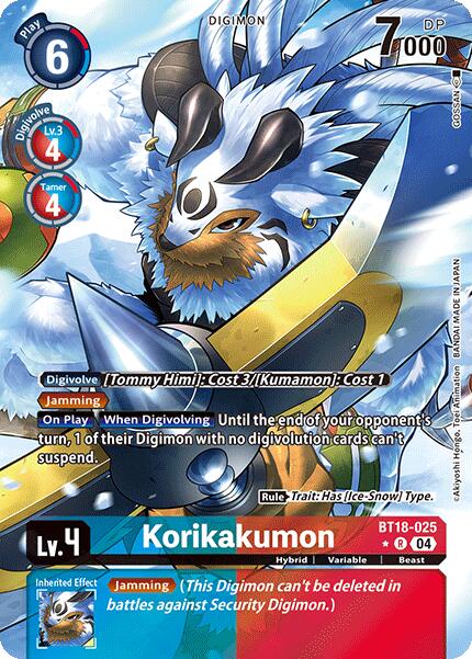 Korikakumon [BT18-025] (Alternate Art) [Release Special Booster 2.0] | The Time Vault CA