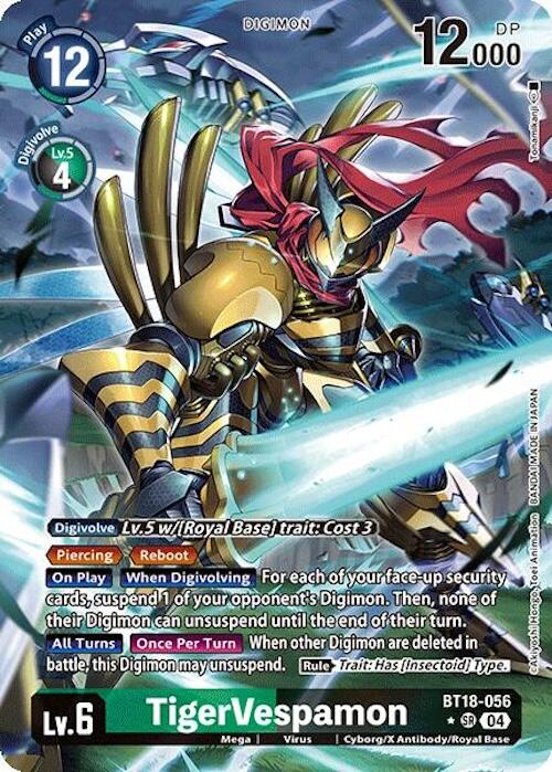 TigerVespamon [BT18-056] (Alternate Art) [Release Special Booster 2.0] | The Time Vault CA