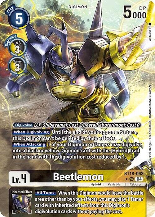 Beetlemon [BT18-063] (Alternate Art) [Release Special Booster 2.0] | The Time Vault CA