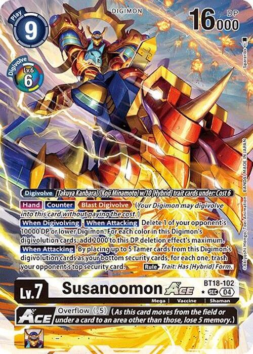 Susanoomon ACE [BT18-102] (Alternate Art) [Release Special Booster 2.0] | The Time Vault CA