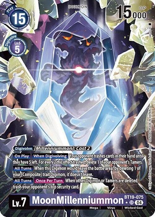 MoonMillenniummon [BT19-075] (Alternate Art) [Release Special Booster 2.0] | The Time Vault CA