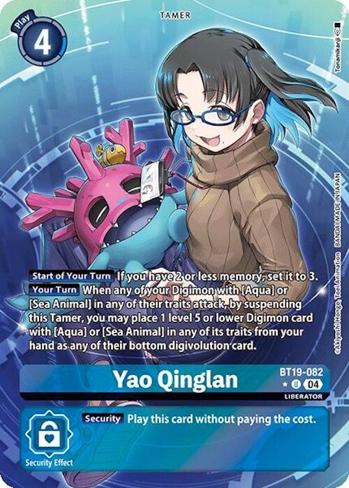 Yao Qinglan [BT19-082] (Alternate Art) [Release Special Booster 2.0] | The Time Vault CA