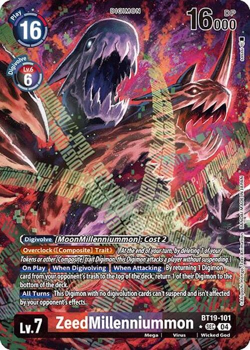 ZeedMillenniummon [BT19-101] (Alternate Art) [Release Special Booster 2.0] | The Time Vault CA