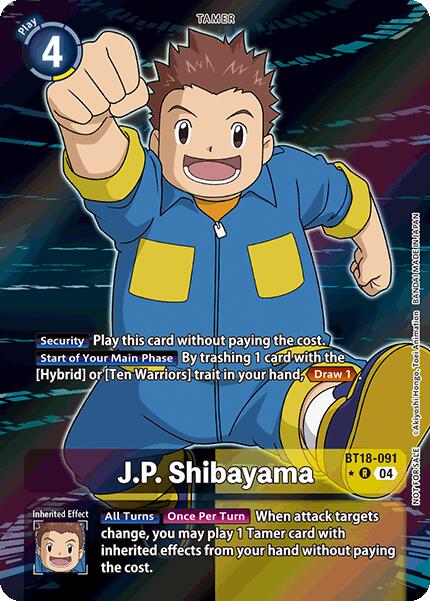 J.P. Shibayama [BT18-091] (Release Special Booster 2.0: Box Promotion Pack) [Release Special Booster 2.0] | The Time Vault CA