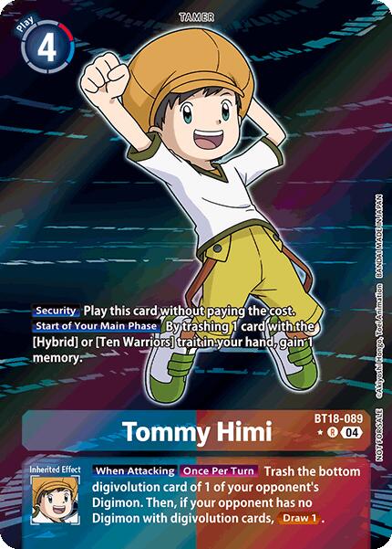 Tommy Himi [BT18-089] (Release Special Booster 2.0: Box Promotion Pack) [Release Special Booster 2.0] | The Time Vault CA