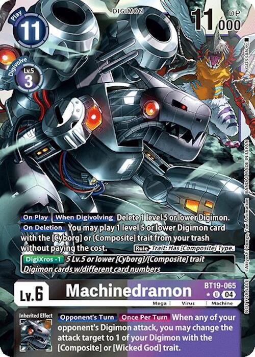 Machinedramon [BT19-065] (Release Special Booster 2.0: Box Promotion Pack) [Release Special Booster 2.0] | The Time Vault CA