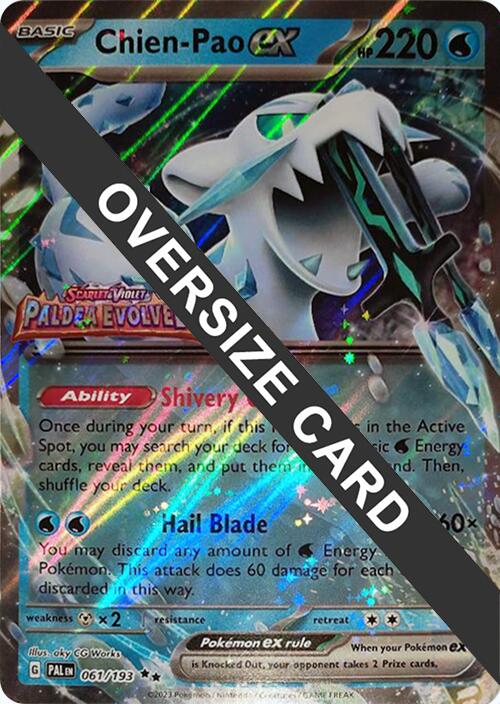 Chien-Pao ex (061/193) (Jumbo) [Scarlet & Violet: Black Star Promos] | The Time Vault CA