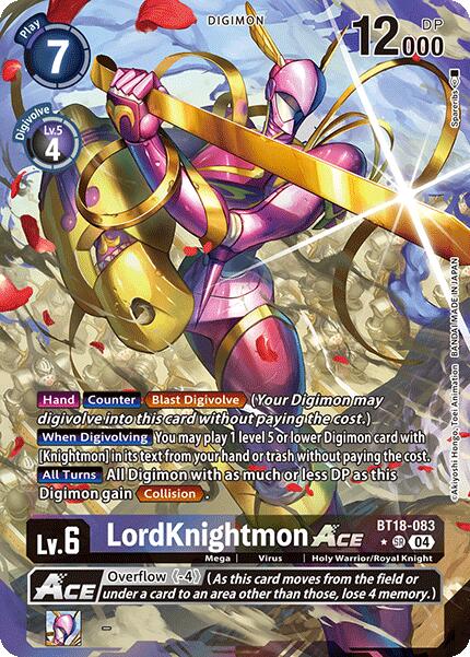 LordKnightmon ACE [BT18-083] (Alternate Art) [Release Special Booster 2.0] | The Time Vault CA