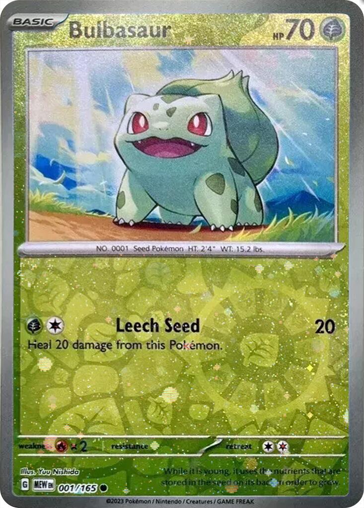 Bulbasaur (001/165) (Cosmos Holo) (Costco Exclusive) [Miscellaneous Cards] | The Time Vault CA