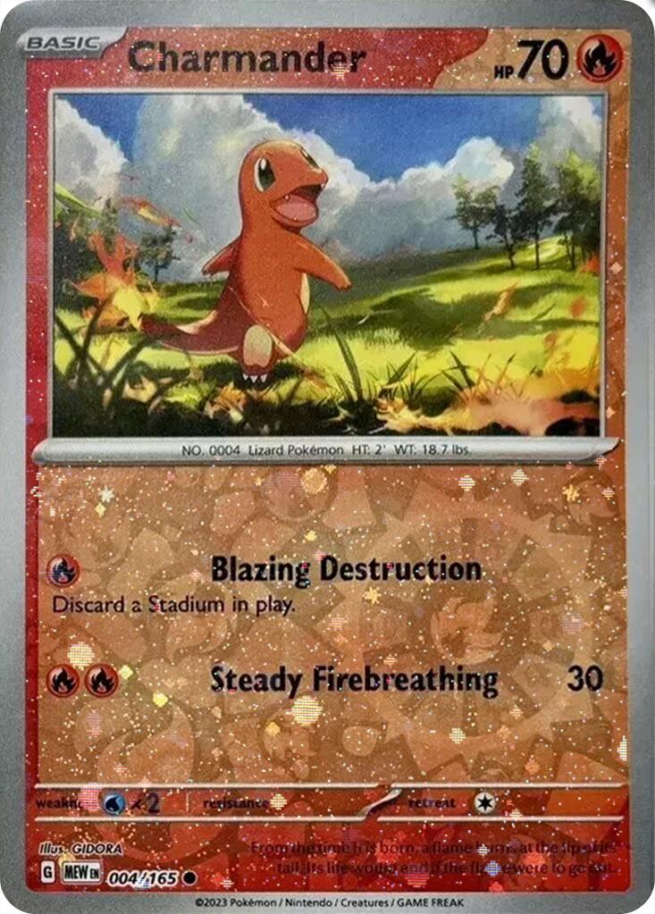 Charmander (004/165) (Cosmos Holo) (Costco Exclusive) [Miscellaneous Cards] | The Time Vault CA