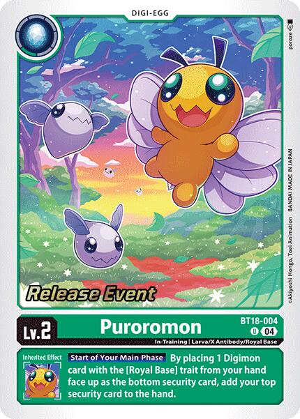 Puroromon [BT18-004] [Release Special Booster 2.0 Pre-Release Cards] | The Time Vault CA