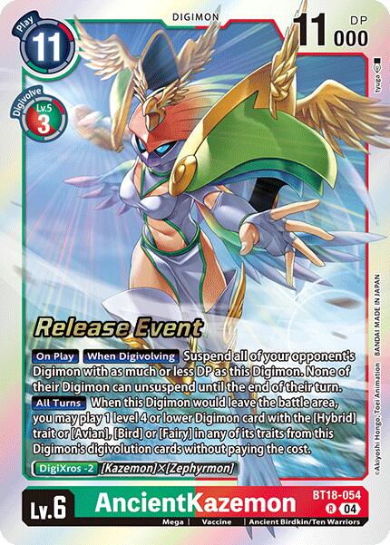 AncientKazemon [BT18-054] [Release Special Booster 2.0 Pre-Release Cards] | The Time Vault CA