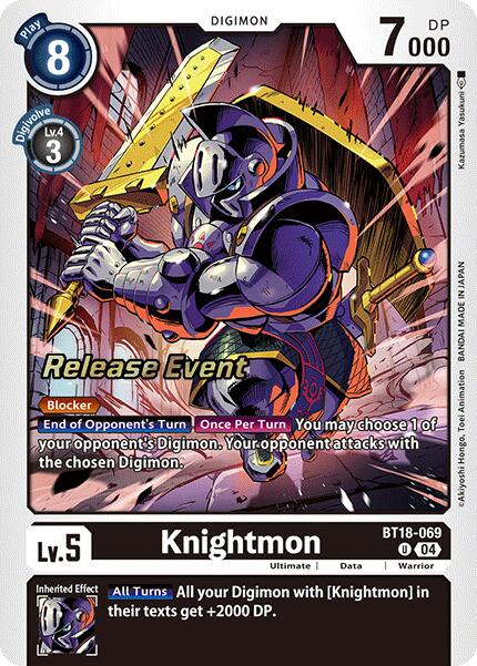 Knightmon [BT18-069] [Release Special Booster 2.0 Pre-Release Cards] | The Time Vault CA