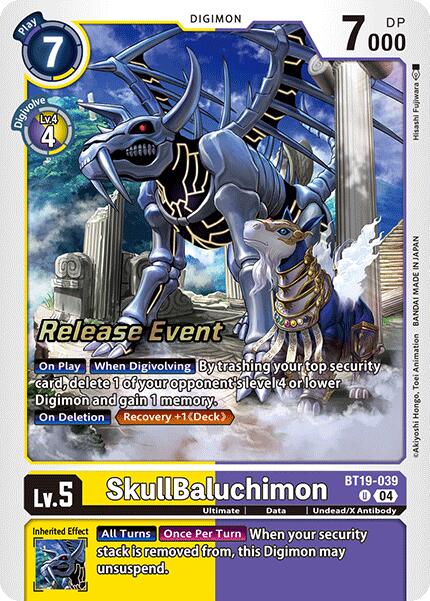 SkullBaluchimon [BT19-039] [Release Special Booster 2.0 Pre-Release Cards] | The Time Vault CA