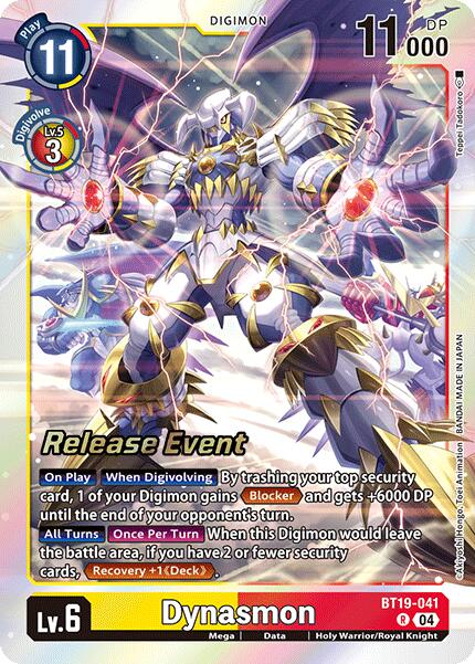 Dynasmon [BT19-041] [Release Special Booster 2.0 Pre-Release Cards] | The Time Vault CA