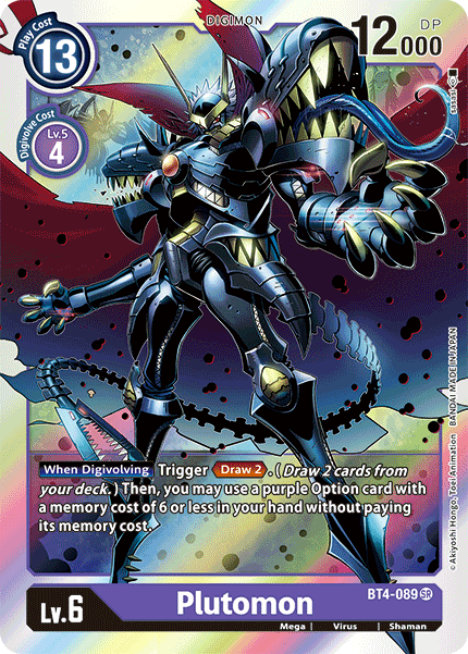 Plutomon [BT4-089] [Great Legend] | The Time Vault CA