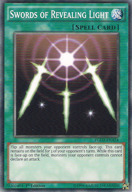 Swords of Revealing Light [YGLD-ENA24] Common | The Time Vault CA
