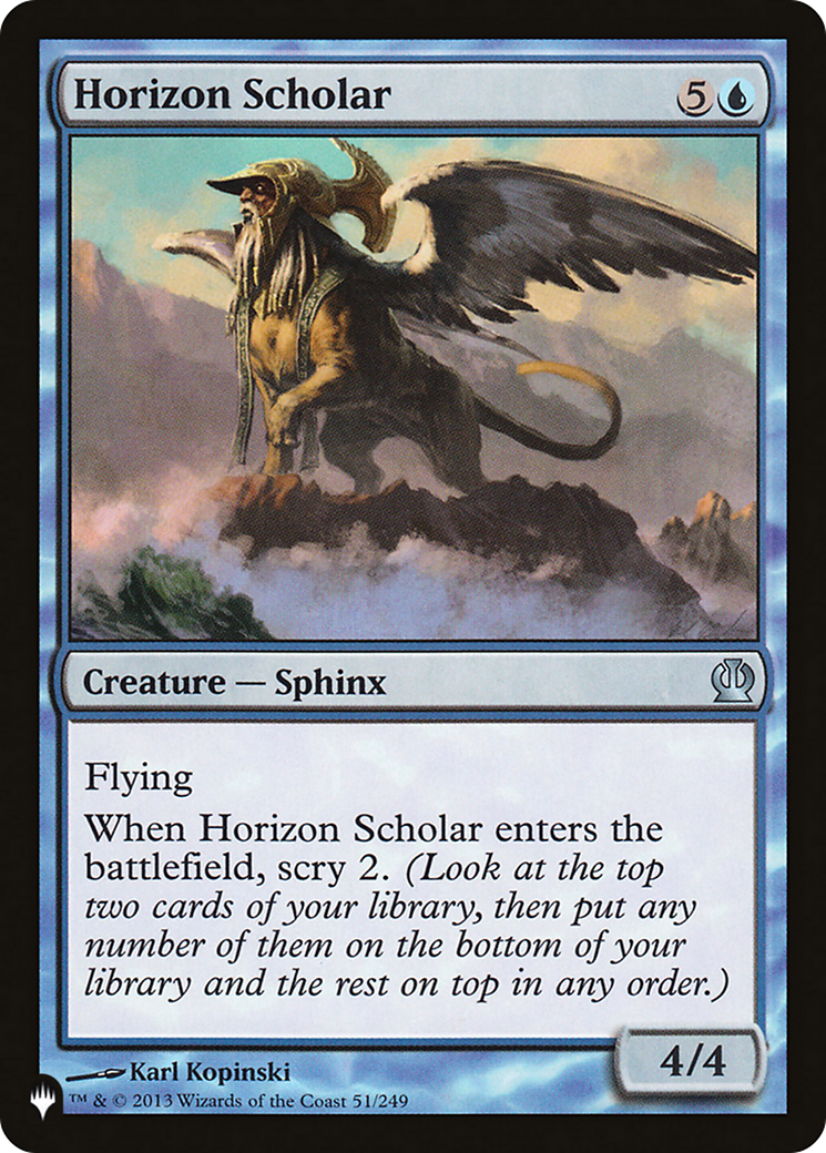 Horizon Scholar [The List] | The Time Vault CA