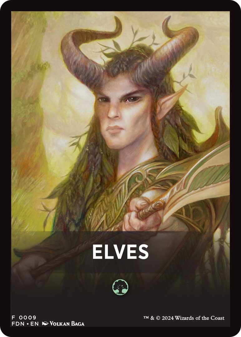 Elves Theme Card [Foundations Tokens] | The Time Vault CA