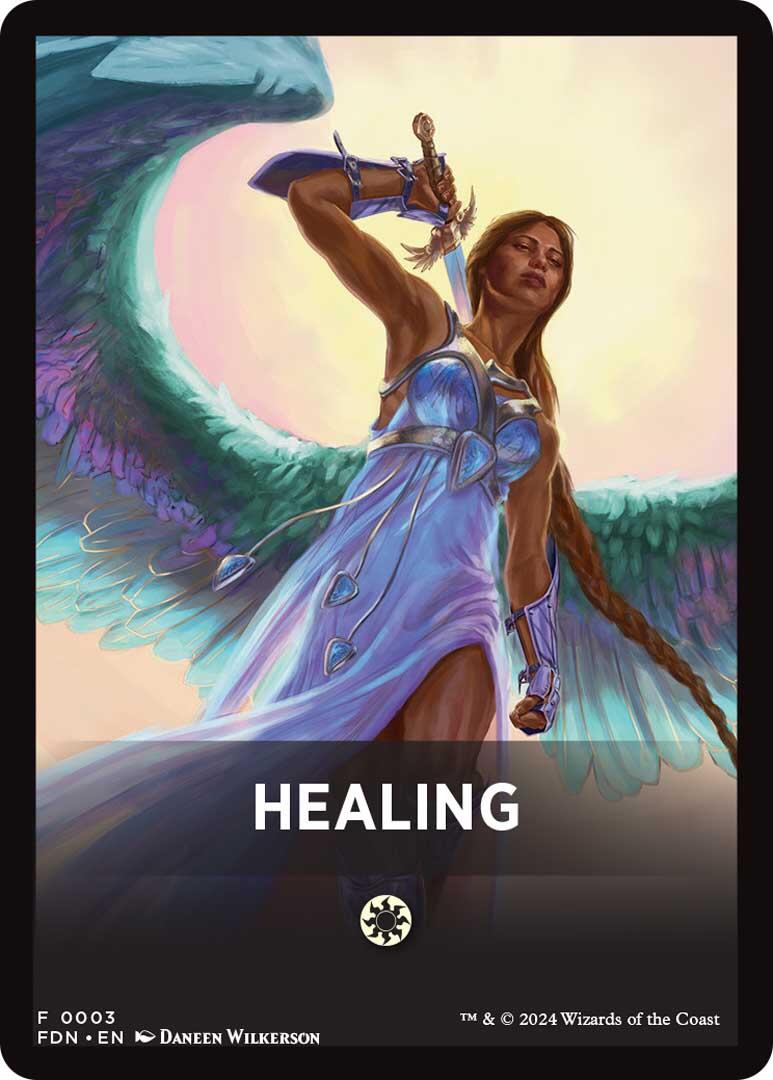 Healing Theme Card [Foundations Tokens] | The Time Vault CA