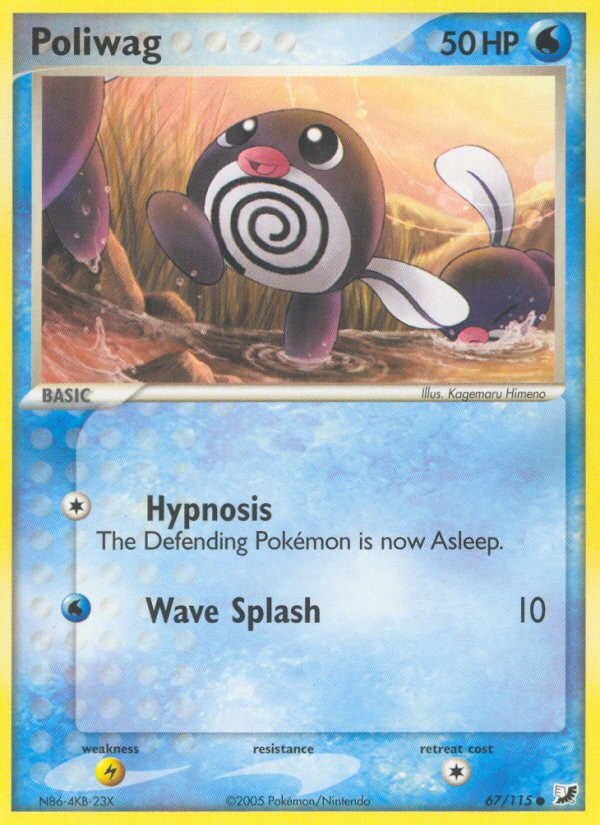 Poliwag (67/115) [EX: Unseen Forces] | The Time Vault CA