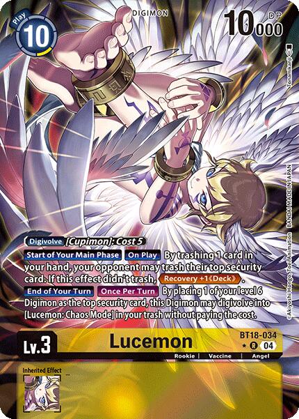 Lucemon [BT18-034] (Alternate Art) [Release Special Booster 2.0] | The Time Vault CA