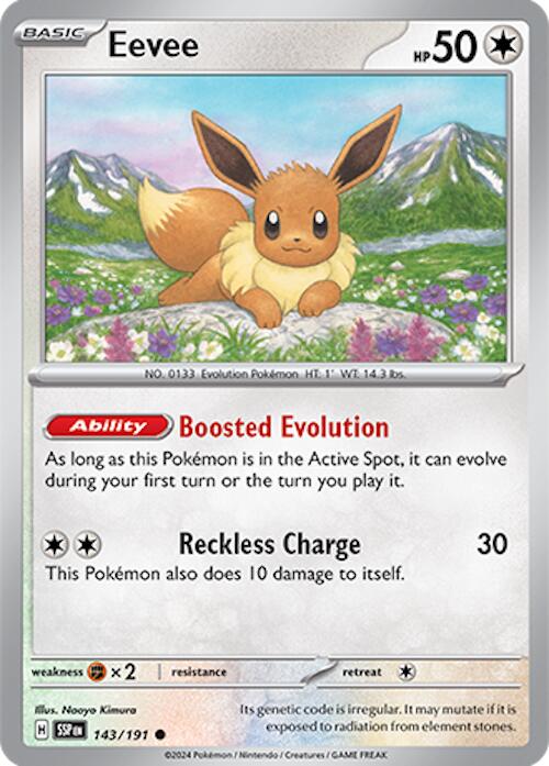 Eevee (143/191) [Scarlet & Violet: Surging Sparks] | The Time Vault CA