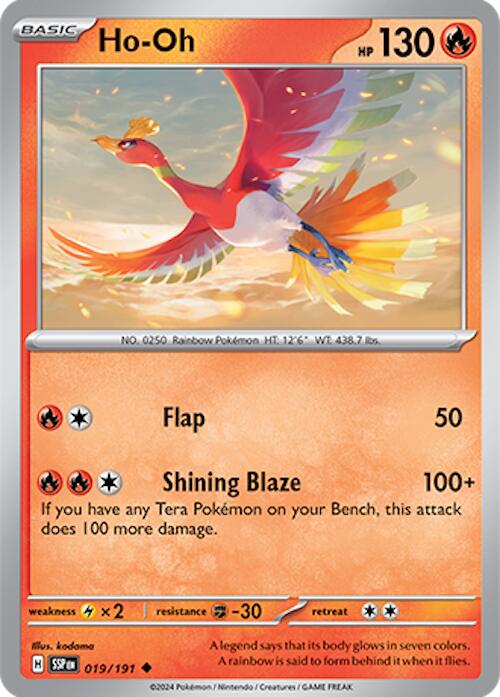 Ho-Oh (019/191) [Scarlet & Violet: Surging Sparks] | The Time Vault CA