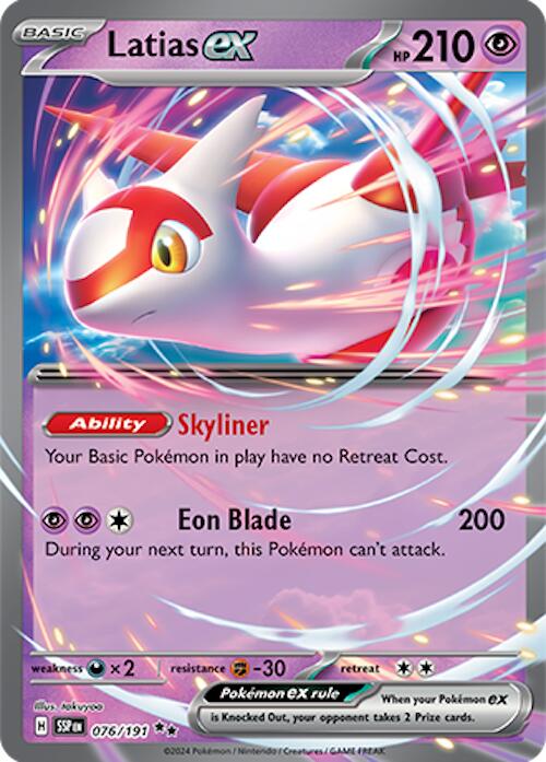 Latias ex (076/191) [Scarlet & Violet: Surging Sparks] | The Time Vault CA