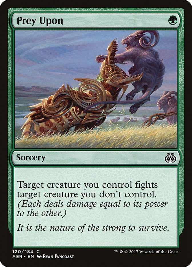 Prey Upon [Aether Revolt] | The Time Vault CA