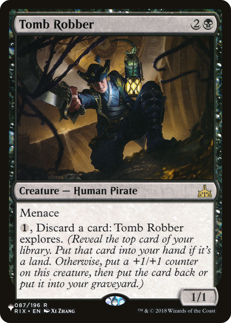 Tomb Robber [The List] | The Time Vault CA