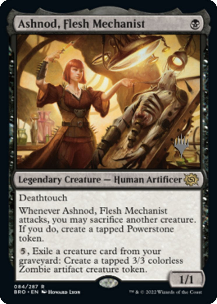 Ashnod, Flesh Mechanist (Promo Pack) [The Brothers' War Promos] | The Time Vault CA