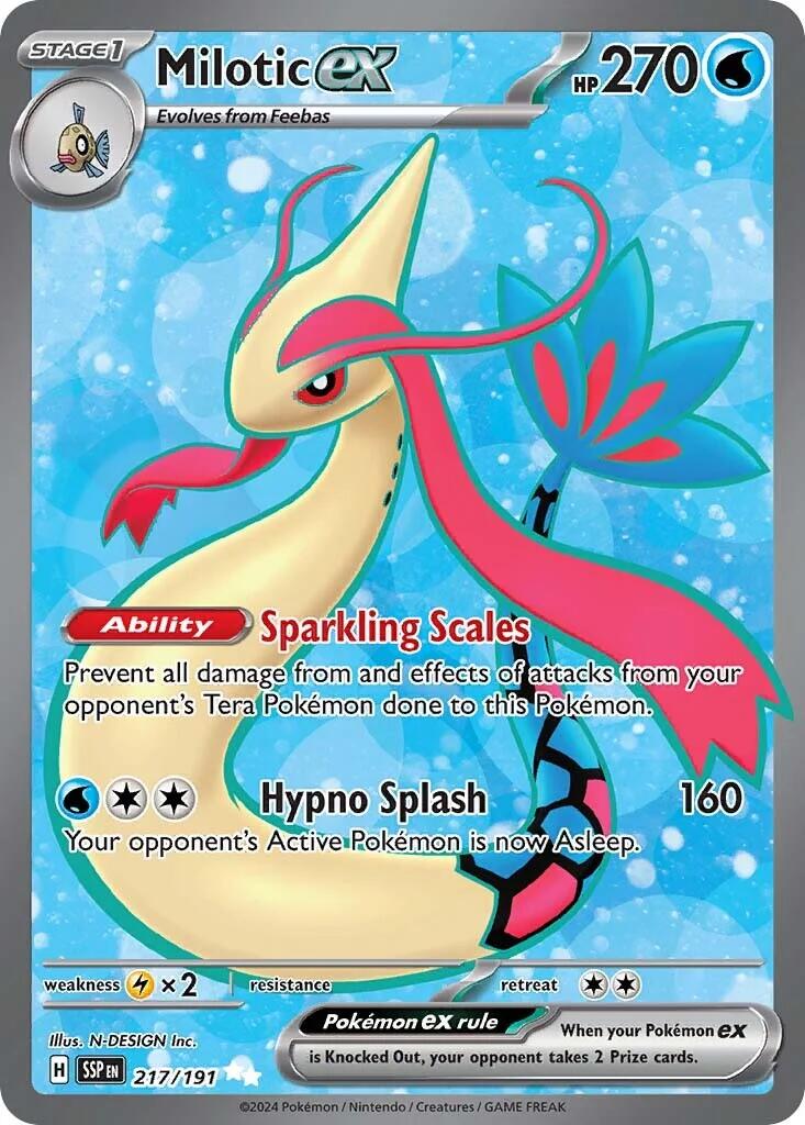 Milotic ex (217/191) [Scarlet & Violet: Surging Sparks] | The Time Vault CA