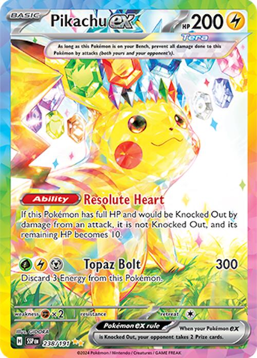 Pikachu ex (238/191) [Scarlet & Violet: Surging Sparks] | The Time Vault CA