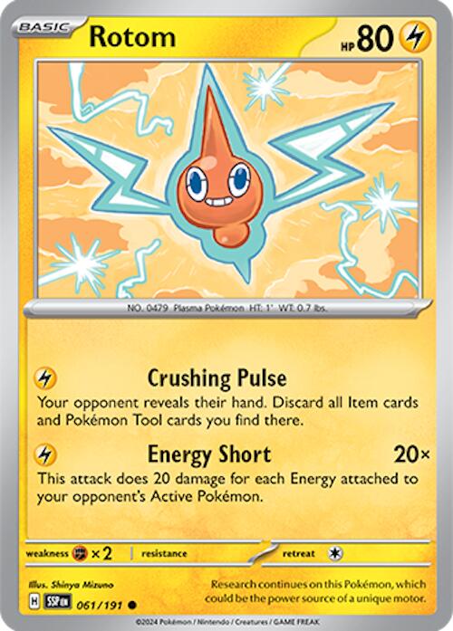 Rotom (061/191) [Scarlet & Violet: Surging Sparks] | The Time Vault CA