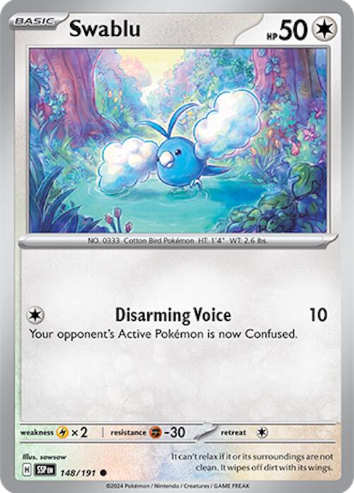 Swablu (148/191) [Scarlet & Violet: Surging Sparks] | The Time Vault CA