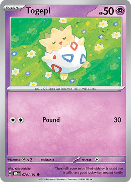 Togepi (070/191) [Scarlet & Violet: Surging Sparks] | The Time Vault CA