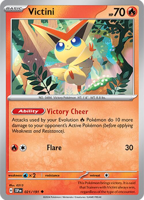 Victini (021/191) [Scarlet & Violet: Surging Sparks] | The Time Vault CA